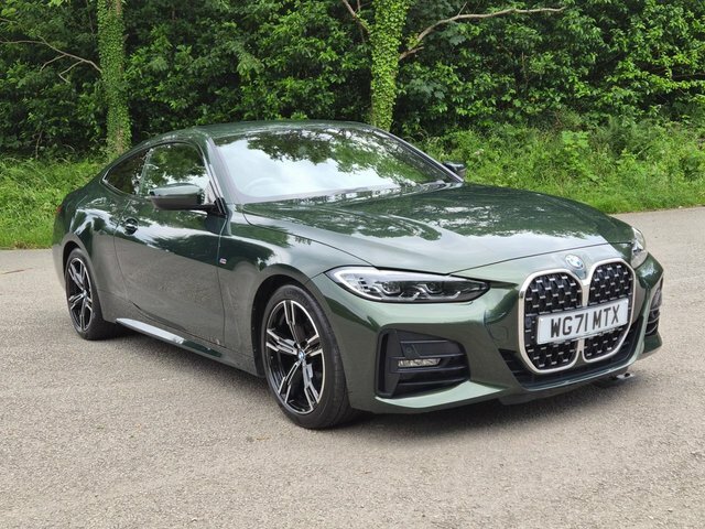 BMW 4 Series Gran Coupe 2022 2.0 420D Mht M Sport Coupe Hybrid Green