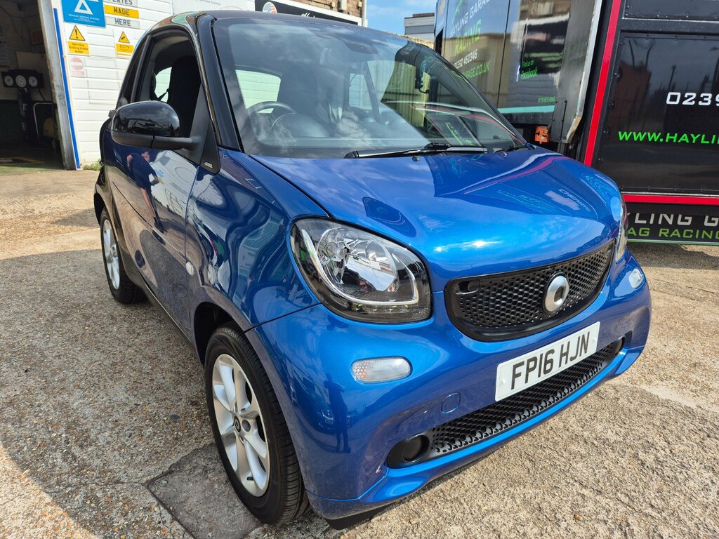 Smart Fortwo Coupe 1.0 Passion Coupe Twinamic Euro 6 Ss Blue