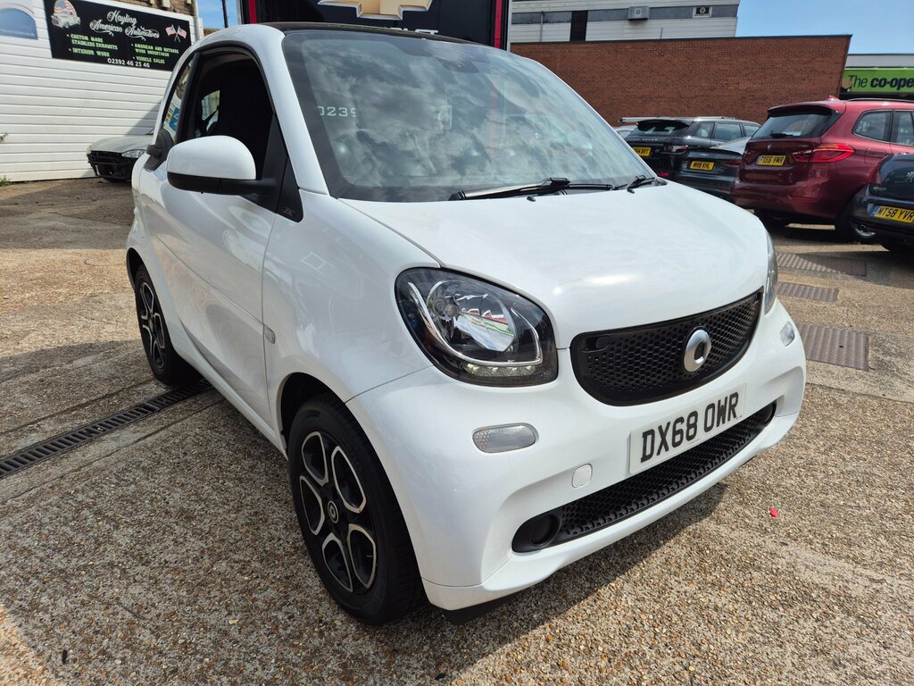 Smart Fortwo Coupe 1.0 Prime Premium Coupe Twinamic Euro White