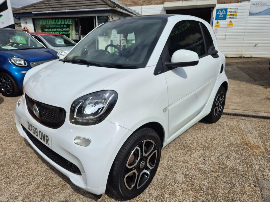 Smart Fortwo Coupe 1.0 Prime Premium Coupe Twinamic Euro White #3