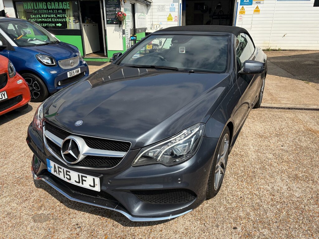 Mercedes-Benz E Class 2.1 E250 Cdi Amg Line Cabriolet G-troni AF15JFJ Grey #3
