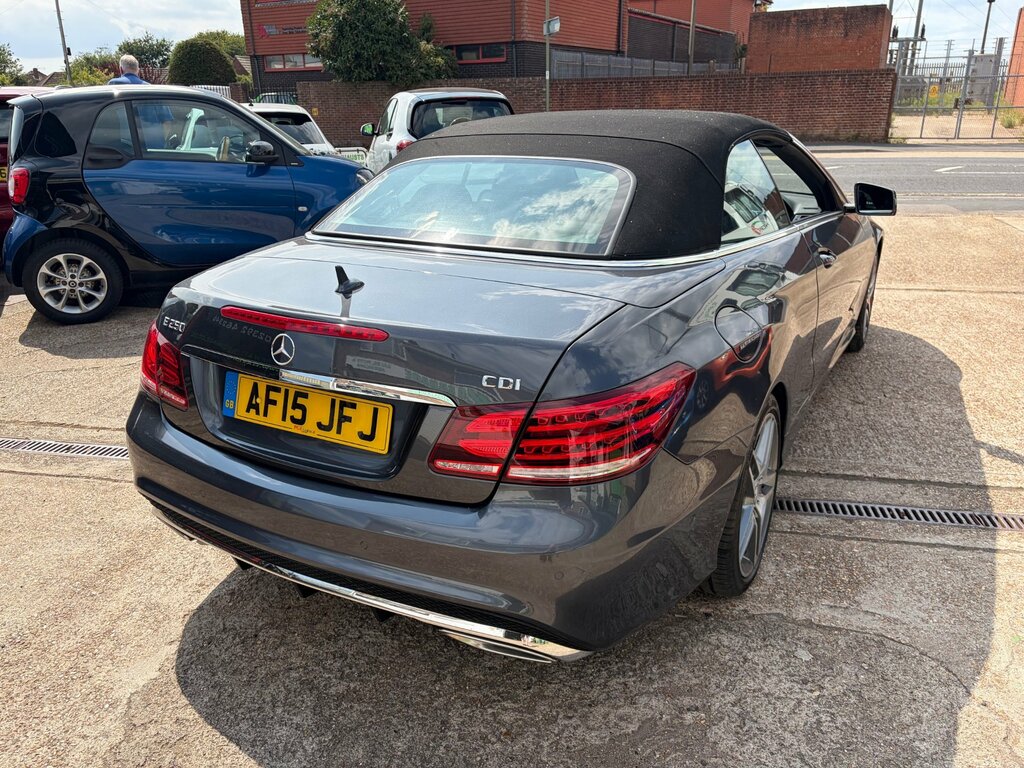 Mercedes-Benz E Class 2.1 E250 Cdi Amg Line Cabriolet G-troni AF15JFJ Grey #6