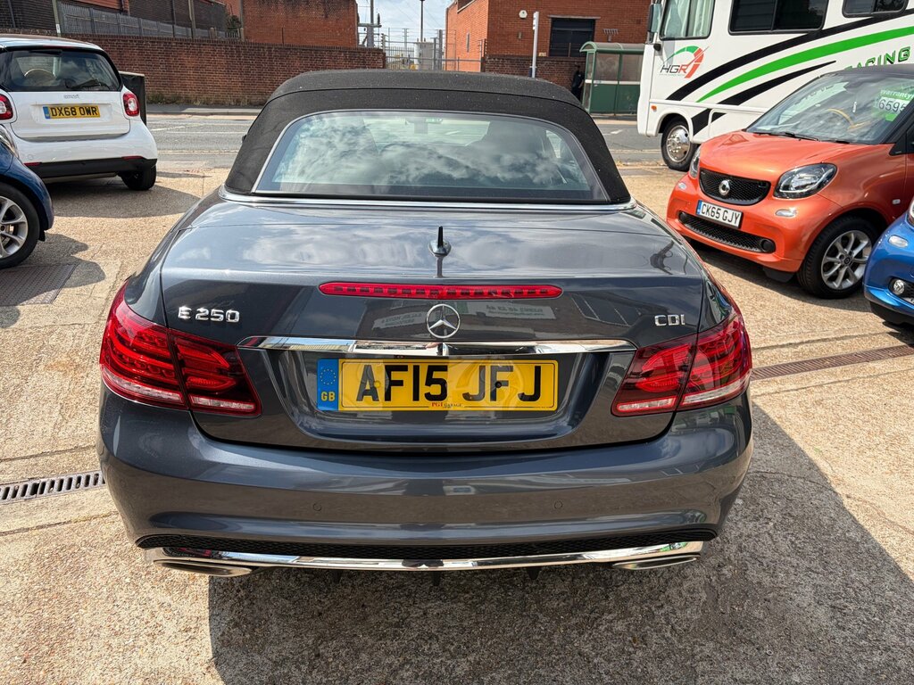 Mercedes-Benz E Class 2.1 E250 Cdi Amg Line Cabriolet G-troni AF15JFJ Grey #5