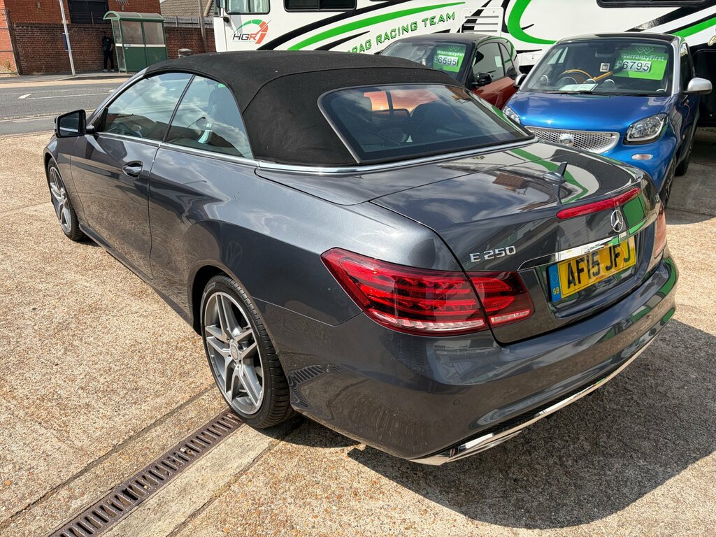 Mercedes-Benz E Class 2.1 E250 Cdi Amg Line Cabriolet G-troni AF15JFJ Grey #4