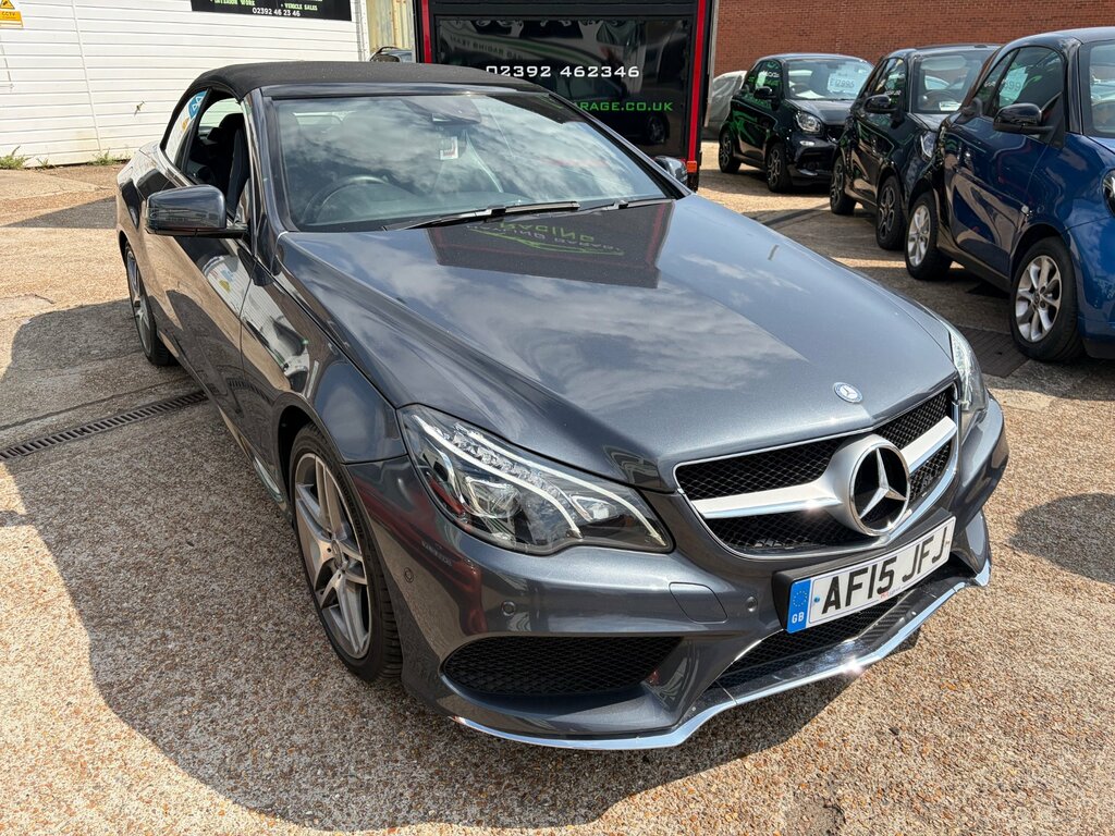 Mercedes-Benz E Class 2.1 E250 Cdi Amg Line Cabriolet G-troni Grey