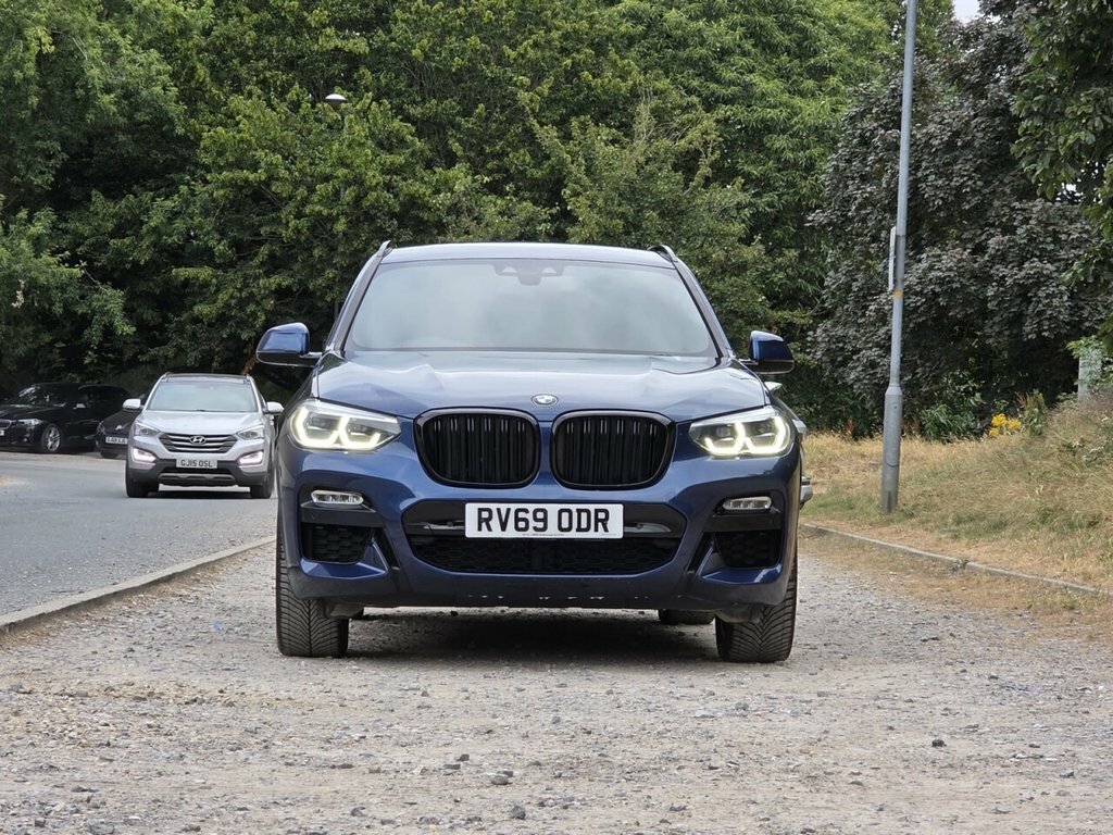 BMW X3 2L M Sport RV69ODR Blue #3
