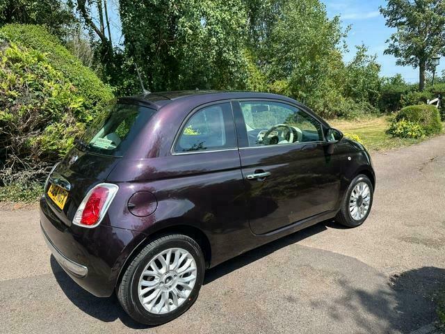 Fiat 500 Lounge Purple #6