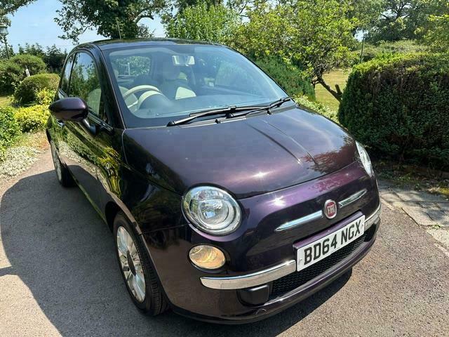 Fiat 500 Lounge Purple #3