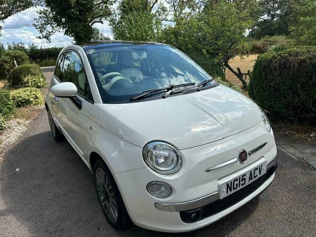 Fiat 500 Lounge White #3