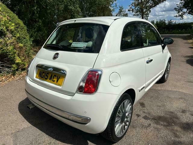 Fiat 500 Lounge White #5