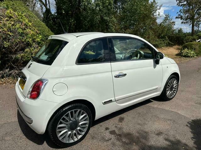 Fiat 500 Lounge White #6