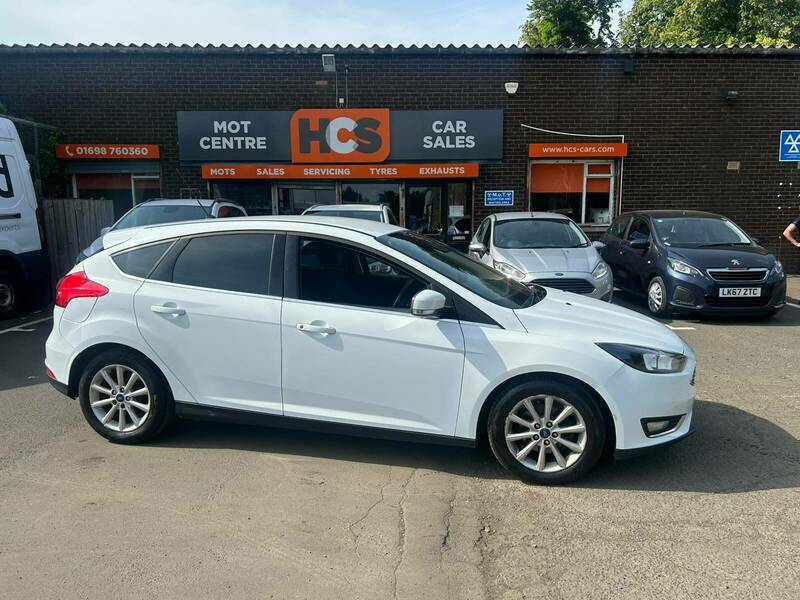 Ford Focus Titanium Tdci White #4
