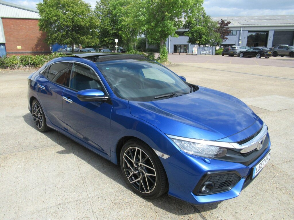 Honda Civic 1.5 Vtec Turbo Prestige Cvt Euro 6 Ss Blue #2