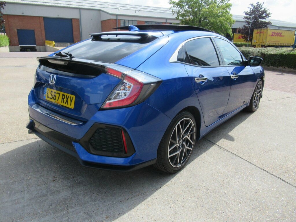Honda Civic 1.5 Vtec Turbo Prestige Cvt Euro 6 Ss Blue #4