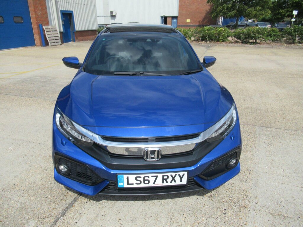 Honda Civic 1.5 Vtec Turbo Prestige Cvt Euro 6 Ss Blue #5