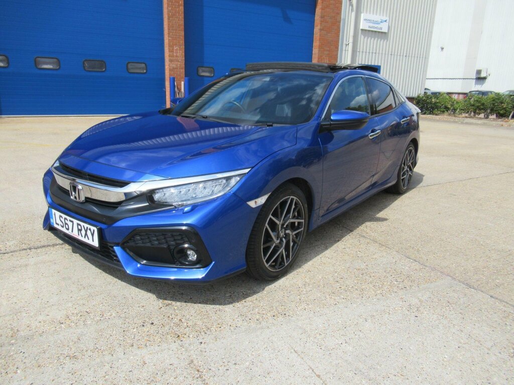 Honda Civic 1.5 Vtec Turbo Prestige Cvt Euro 6 Ss Blue #6