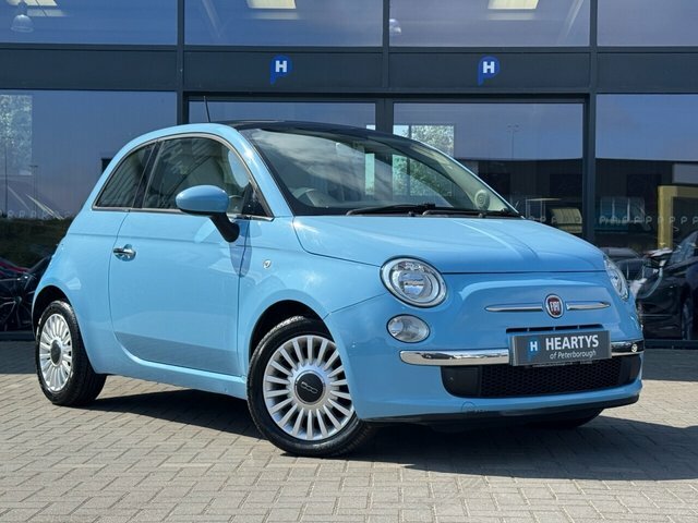 Fiat 500 Lounge Hatchback FD62GDJ Blue
