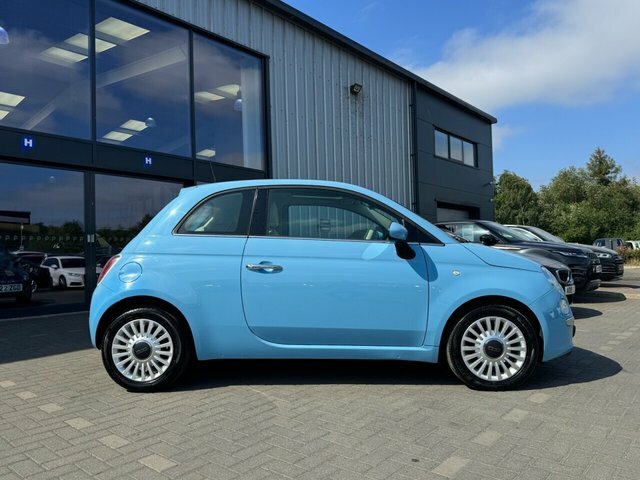 Fiat 500 Lounge Hatchback FD62GDJ Blue #5