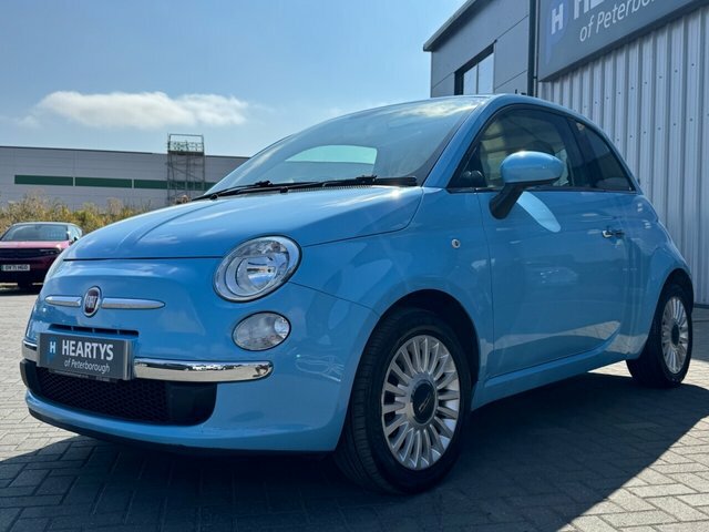 Fiat 500 Lounge Hatchback FD62GDJ Blue #3