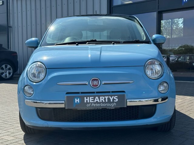 Fiat 500 Lounge Hatchback FD62GDJ Blue #2