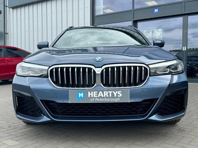 BMW 5 Series 530E 12Kwh M Sport BA24YKV Blue #2