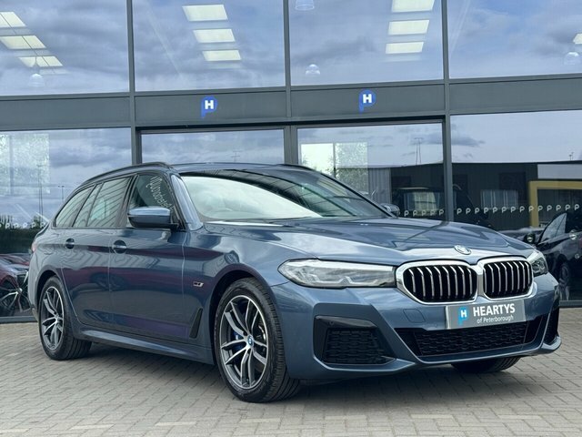 BMW 5 Series 530E 12Kwh M Sport BA24YKV Blue #5