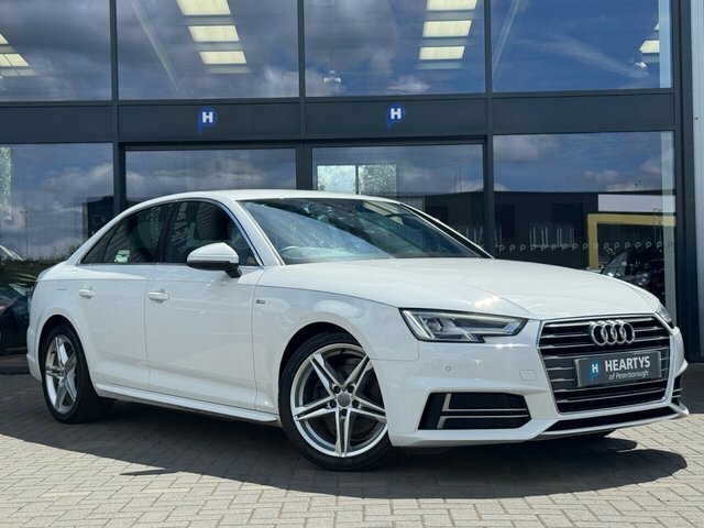 Audi A4 Tfsi S Line Saloon RV67RVA White