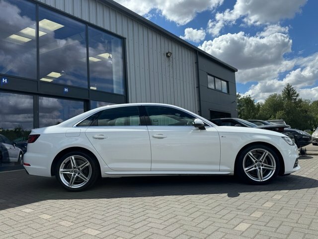 Audi A4 Tfsi S Line Saloon RV67RVA White #6