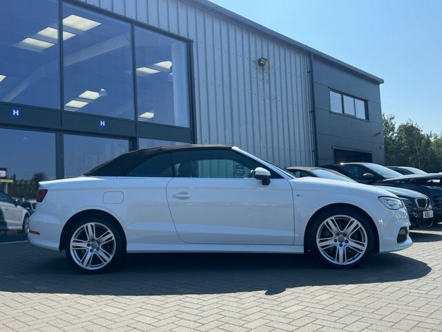 Audi A3 Cabriolet Tfsi S Line Convertible White #6