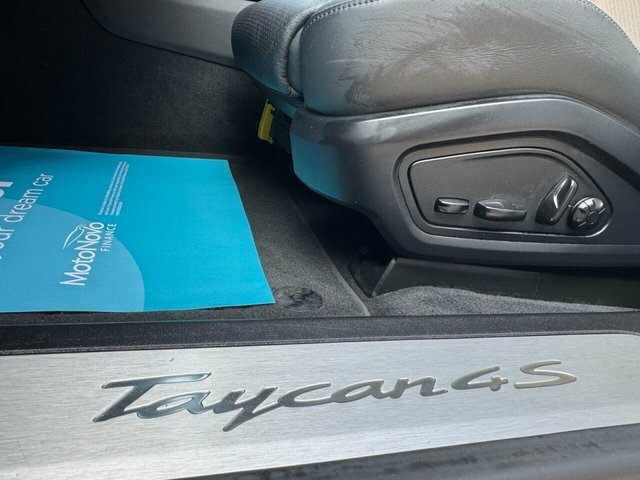 Porsche Taycan Saloon 4S White #34