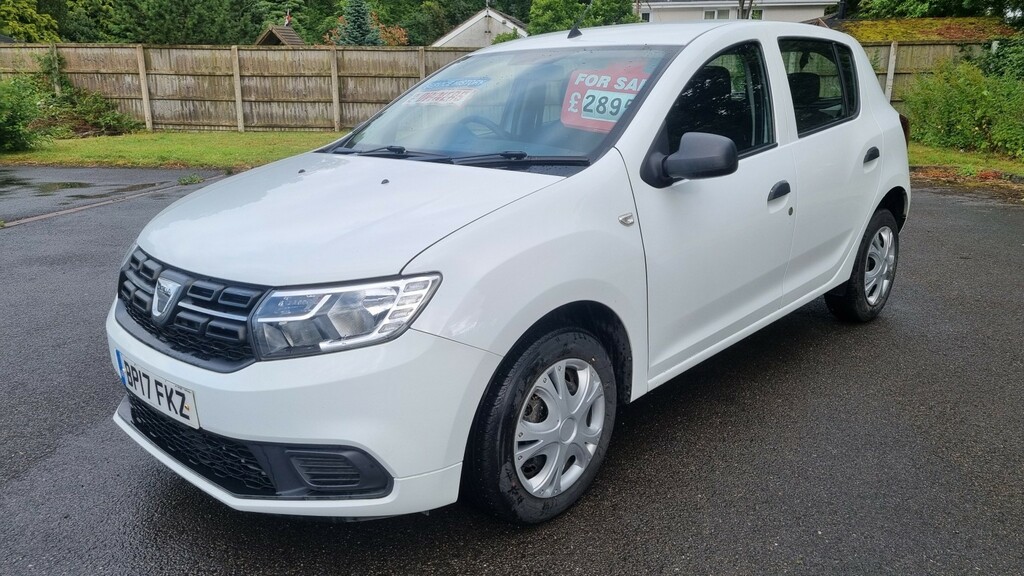 Dacia Sandero Hatchback 1.0 Ambiance Sce 75 2017 BP17FKZ White #6