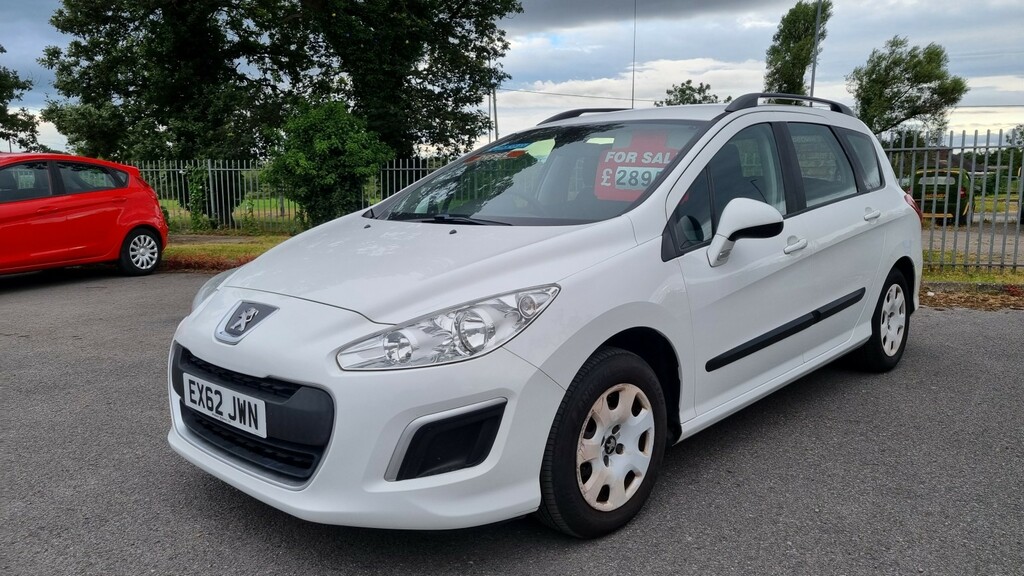 Peugeot 308 SW Estate 1.6 Hdi Access 2012 White #6