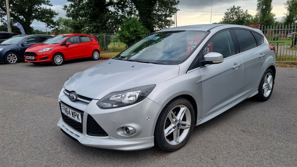 Ford Focus Hatchback 1.6 Tdci Zetec S 2014 FN64WPK Silver #6