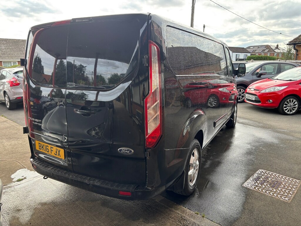 Ford Transit Custom 2.2 Tdci 125Ps Low Roof Limited Van BK16FJX Black #4