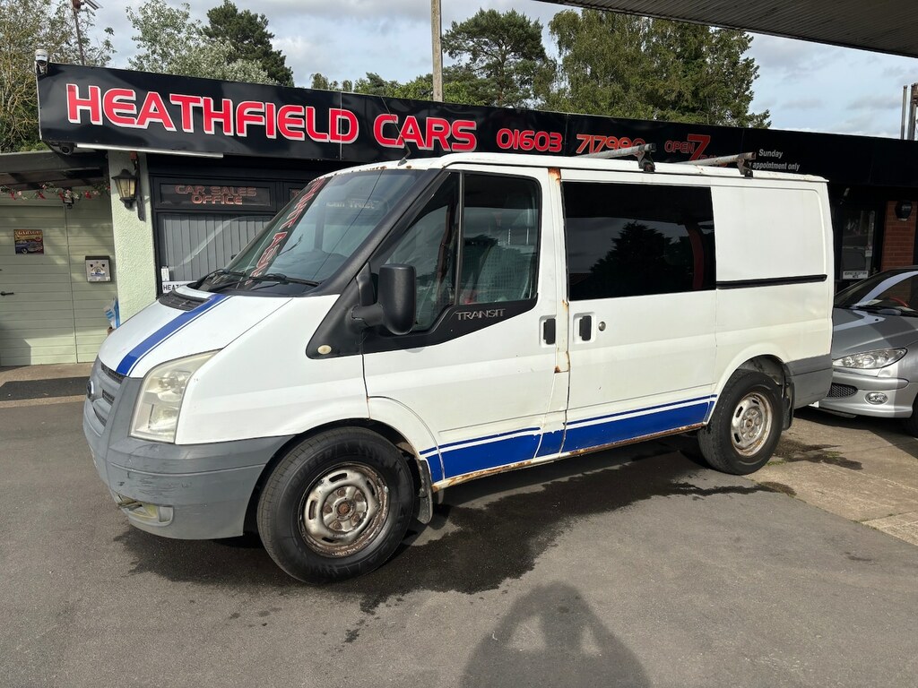 Ford Transit Custom Low Roof Van Tdci 115Ps White