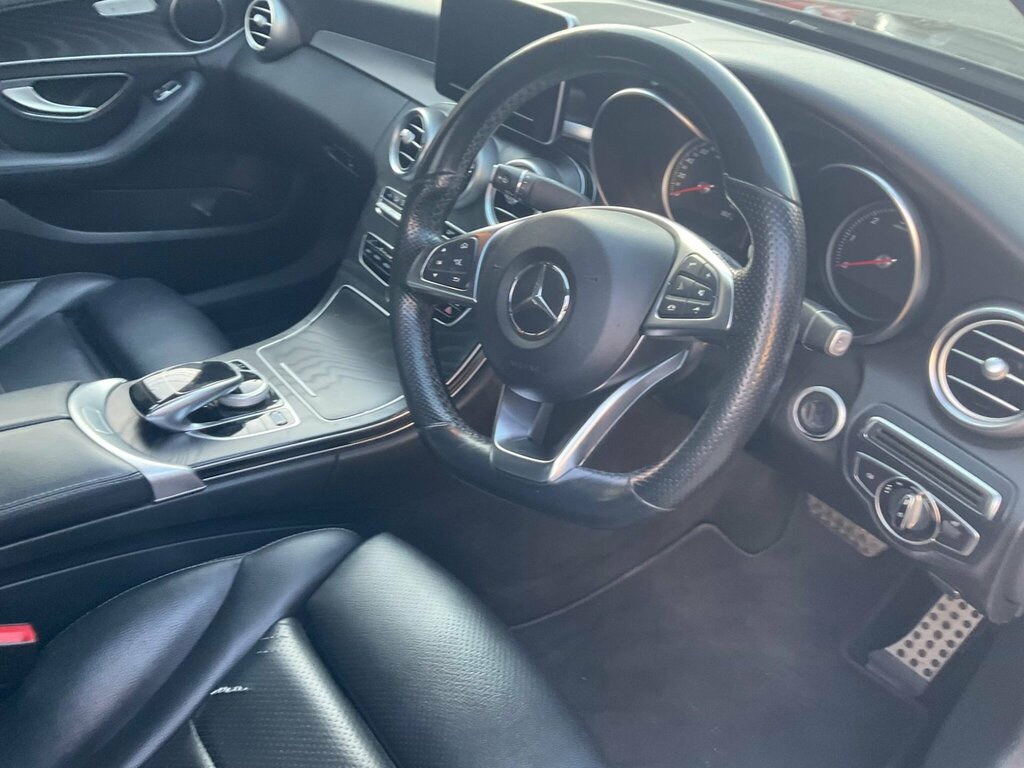 Mercedes-Benz C Class Amg Line White #35