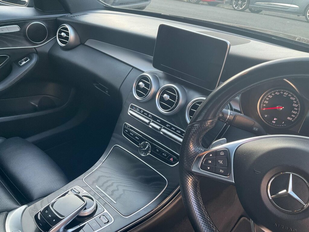 Mercedes-Benz C Class Amg Line White #12