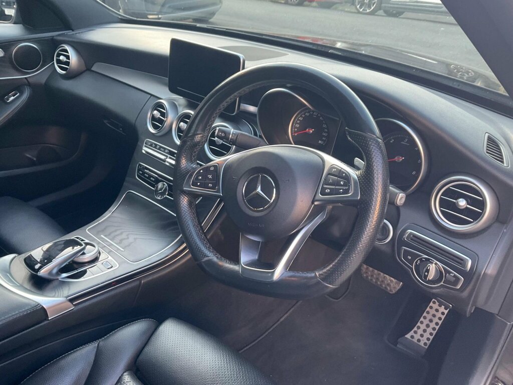 Mercedes-Benz C Class Amg Line White #42