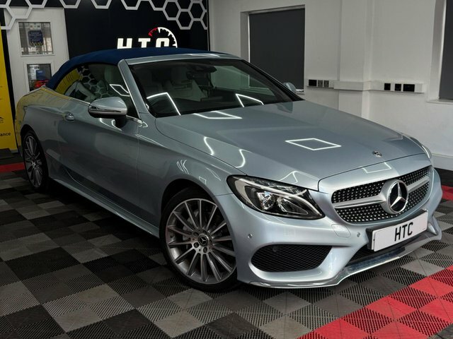 Mercedes-Benz C Class C220d Amg Line Cabriolet Silver