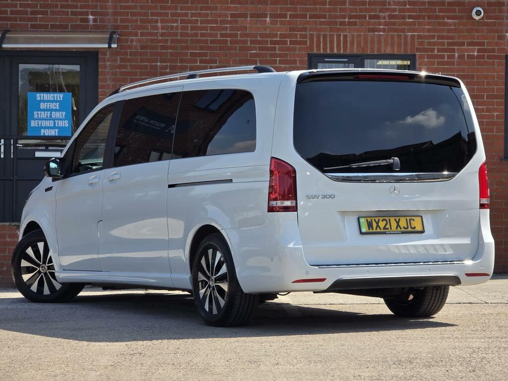 Mercedes-Benz EQV Mpv White #2