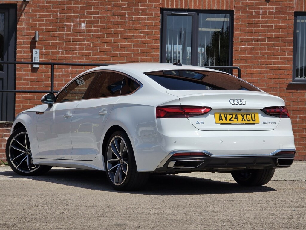 Audi A5 2.0 Tfsi 40 S Line AV24XCU White #2