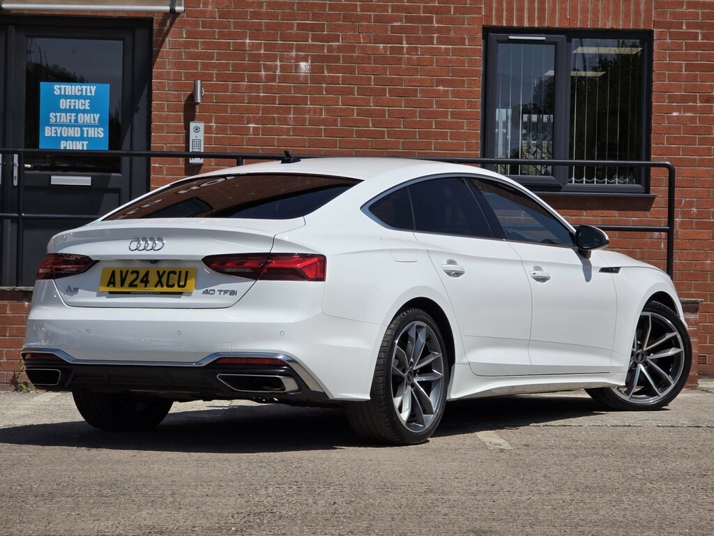 Audi A5 2.0 Tfsi 40 S Line AV24XCU White #6