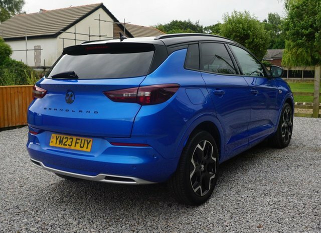 Vauxhall Grandland Turbo Ultimate Suv YM23FUY Blue #3