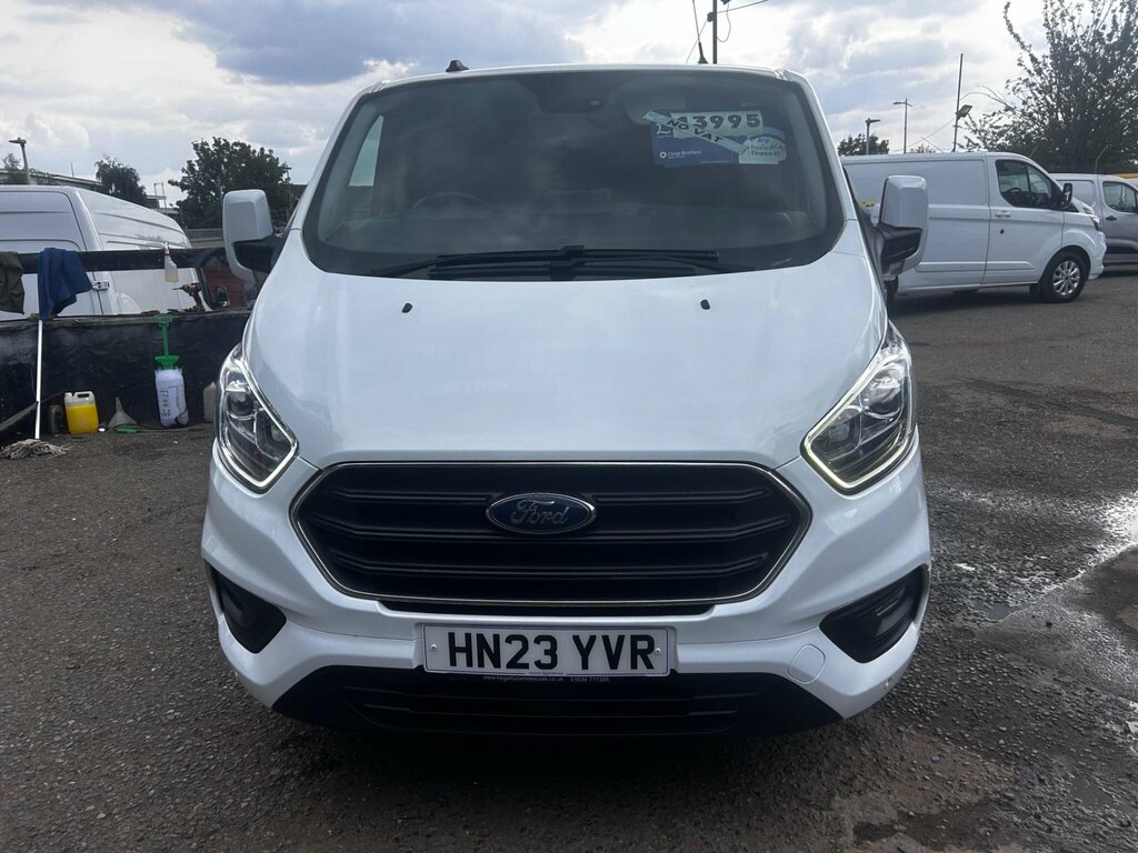 Ford Transit Custom 2.0 300 Ecoblue Limited L2 H1 Euro 6 Ss White #2
