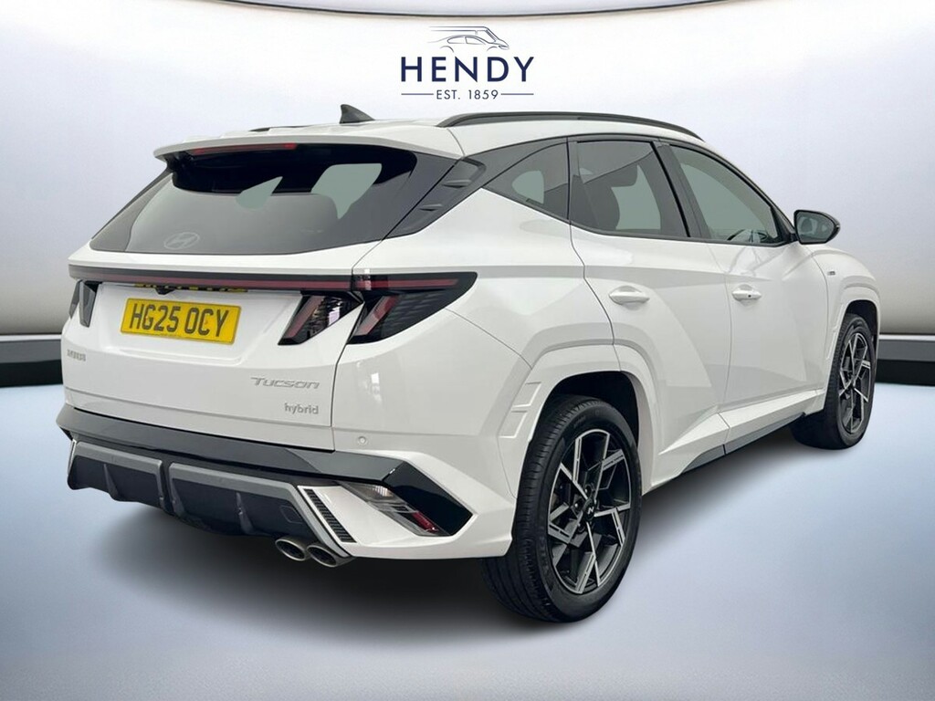 Hyundai Tucson 1.6T Hybrid N Line HG25OCY White #3
