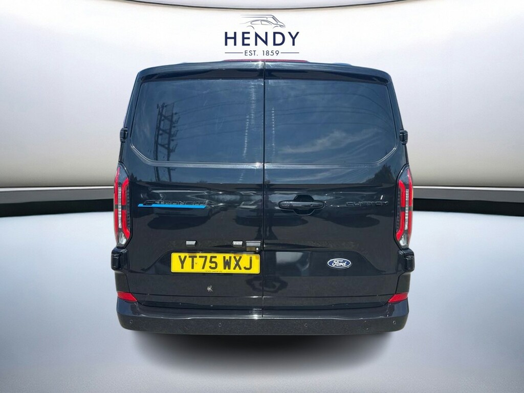 Ford Transit Custom 100Kw 65Kwh H1 Double Cab Van Limited Black #2