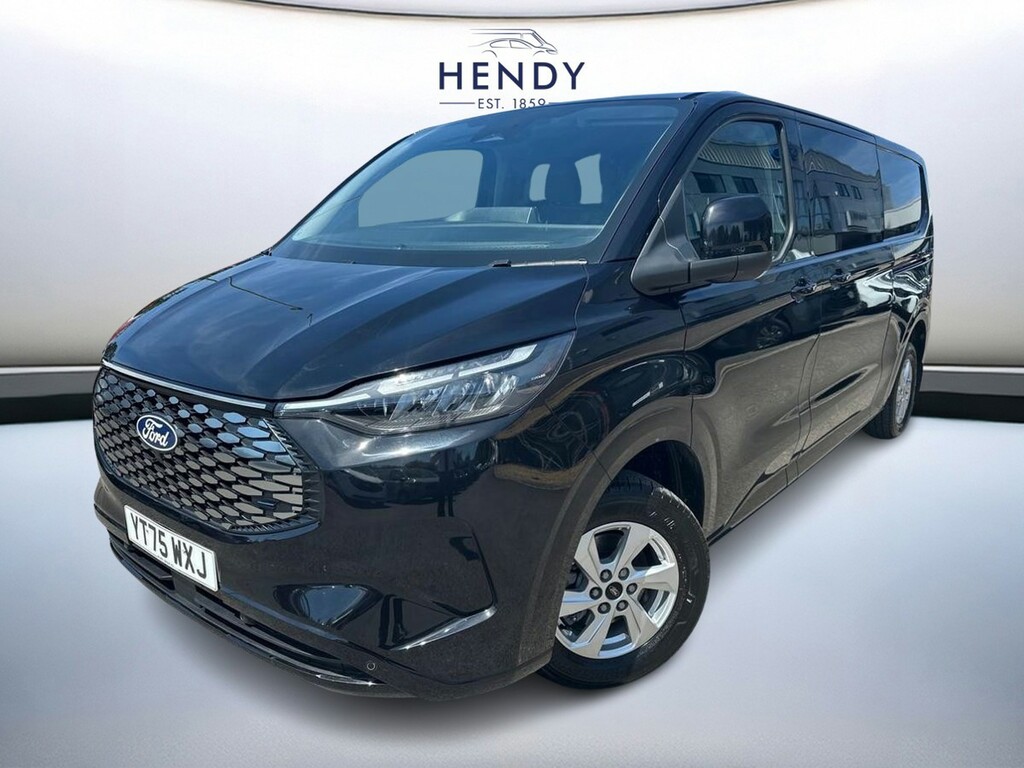 Ford Transit Custom 100Kw 65Kwh H1 Double Cab Van Limited Black #4