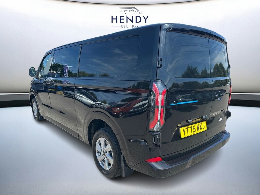 Ford Transit Custom 100Kw 65Kwh H1 Double Cab Van Limited Black #6
