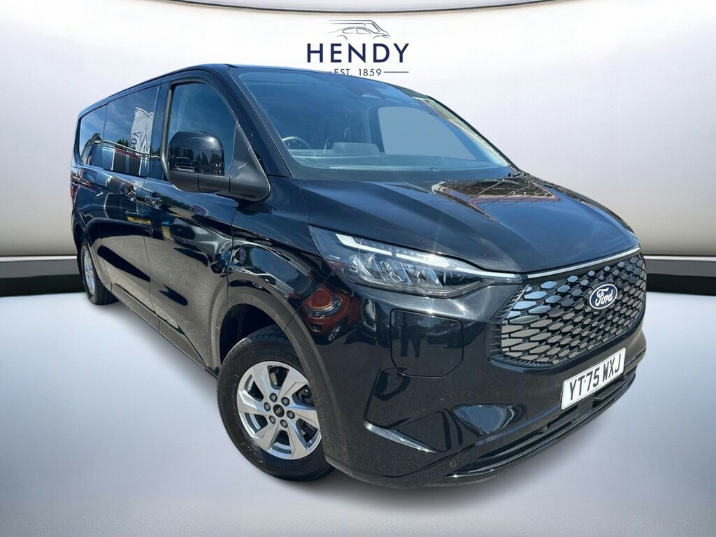 Ford Transit Custom 100Kw 65Kwh H1 Double Cab Van Limited Black