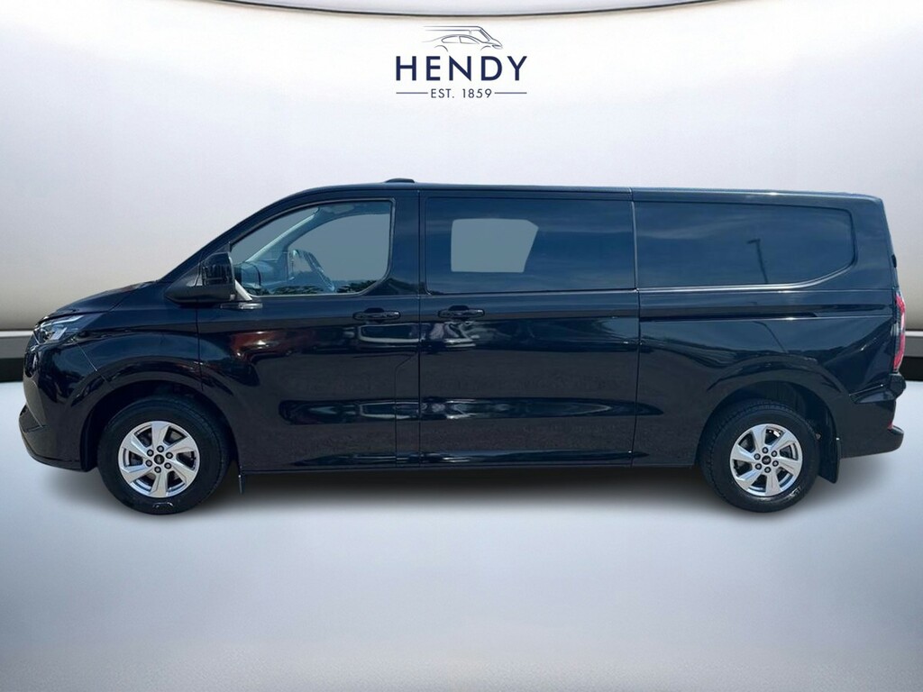 Ford Transit Custom 100Kw 65Kwh H1 Double Cab Van Limited Black #3